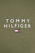 Бавовняна футболка lounge Tommy Hilfiger колір зелений меланж