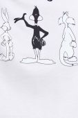 Бавовняна футболка Iceberg x Looney Tunes колір білий з принтом