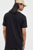 Бавовняна футболка Iceberg колір чорний з принтом (3447981)