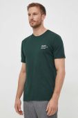 Бавовняна футболка Gant колір зелений з аплікацією