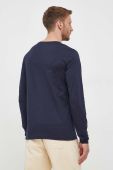 Бавовняний лонгслів Gant колір синій однотонний (3568971)