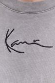 Бавовняна футболка Karl Kani чоловічий колір сірий з принтом