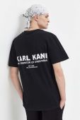 Бавовняна футболка Karl Kani чоловічий колір чорний з принтом