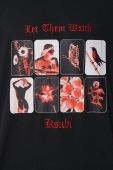 Бавовняна футболка KSUBI колір чорний з принтом (3584501)