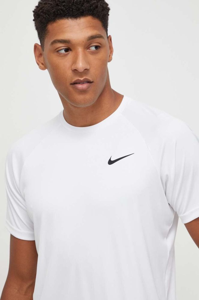 Тренувальна футболка Nike колір білий однотонний