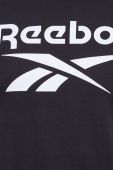 Бавовняна футболка Reebok колір чорний з принтом (3565093)
