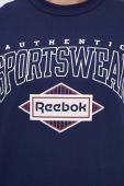 Бавовняна футболка Reebok Classic колір синій з принтом (3543195)
