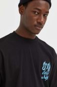 Бавовняна футболка Sixth June колір чорний з принтом (3529896)