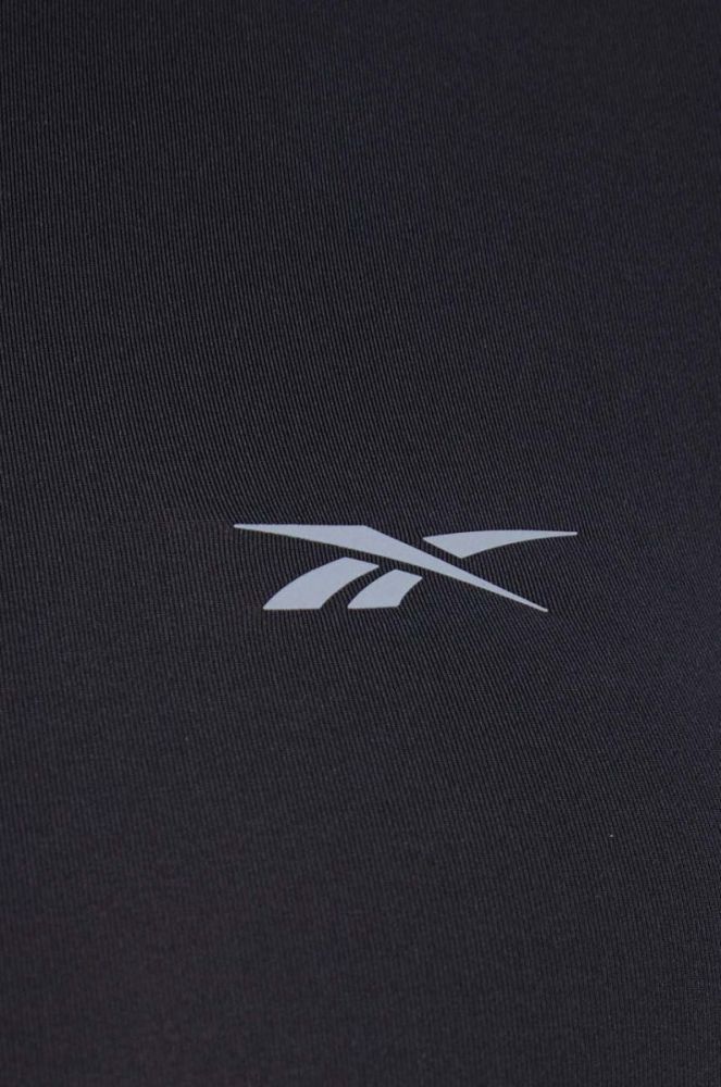 Тренувальна футболка Reebok Compression колір чорний однотонна фото 5