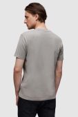 Футболка AllSaints MD095Z OSSAGE SS CREW чоловіча колір сірий однотонна