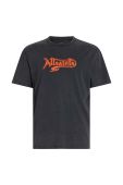 Футболка AllSaints MG012Z CEECEE SS CREW чоловіча колір чорний з принтом