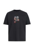 Футболка AllSaints MG073Z AMULET SS CREW чоловіча колір чорний