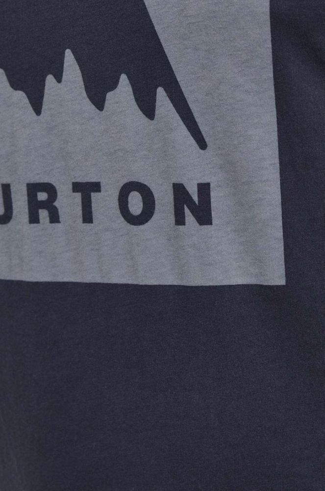 Бавовняна футболка Burton чоловічий колір чорний з принтом (3626530) фото 5