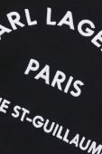 Бавовняна футболка Karl Lagerfeld чоловічий колір чорний з аплікацією (3642781)