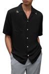 Сорочка AllSaints Runaway колір чорний Сорочка AllSaints Runaway колір чорний