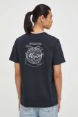 Бавовняна футболка Mercer Amsterdam колір чорний з принтом (3583452)