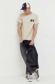 Бавовняна футболка Vertere Berlin колір бежевий з принтом (3333448)