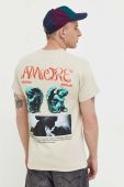 Бавовняна футболка Vertere Berlin колір бежевий з принтом (3333448)