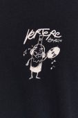 Бавовняна футболка Vertere Berlin колір чорний з принтом (3333332)