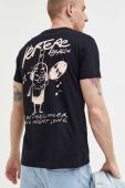 Бавовняна футболка Vertere Berlin колір чорний з принтом (3333332)