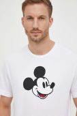 Бавовняна футболка United Colors of Benetton DISNEY колір білий з принтом