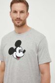 Бавовняна футболка United Colors of Benetton DISNEY колір сірий з принтом