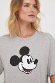 Бавовняна футболка United Colors of Benetton DISNEY колір сірий з принтом