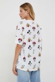 Бавовняна футболка United Colors of Benetton x Disney колір білий з візерунком