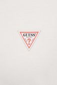 Бавовняна футболка Guess Originals колір бежевий однотонний