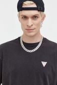 Бавовняна футболка Guess Originals колір чорний однотонний