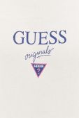 Бавовняна футболка Guess Originals колір бежевий з принтом (3551716)