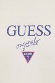 Бавовняна футболка Guess Originals колір бежевий з принтом (3551716)
