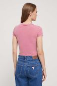 Футболка Guess Originals колір рожевий з принтом