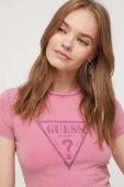 Футболка Guess Originals колір рожевий з принтом