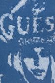 Футболка Guess Originals візерунок колір блакитний