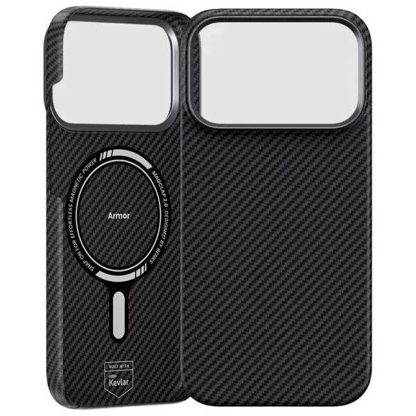 Карбоновий чохол Benks ArmorAir Case Built With Kevlar 600D Black для iPhone 18 Pro Max | 17 Pro Max фото 2
