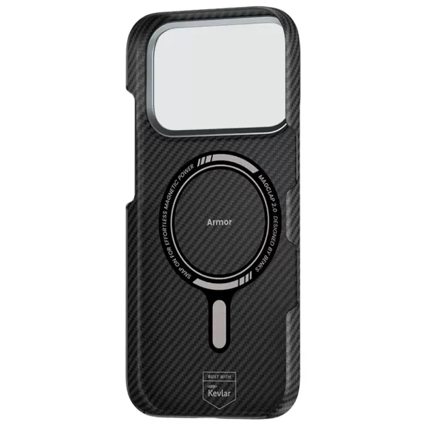 Карбоновий чохол Benks ArmorAir Case Built With Kevlar 600D Black для iPhone 18 Pro | 17 Pro фото 3