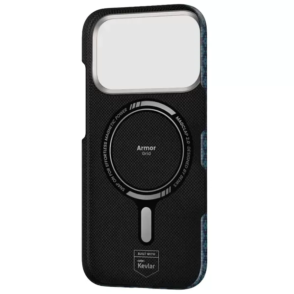 Карбоновий чохол Benks ArmorGrid Air Case Built With Kevlar Beyond Blue для iPhone 18 Pro Max | 17 Pro Max фото 3