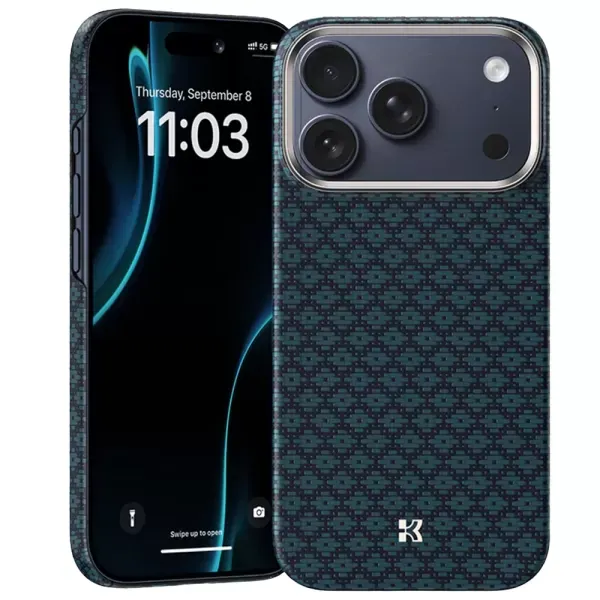 Чохол Benks ArmorGrid ArmorAir Case built with Kevlar Azure Blue для iPhone 17 Pro Max