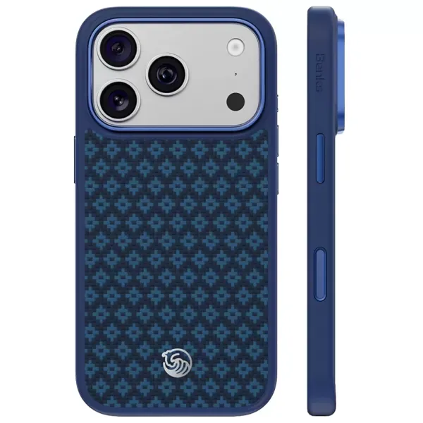 Карбоновий чохол Benks ArmorGrid Pro Case Built With Kevlar Beyond Blue для iPhone 18 Pro Max | 17 Pro Max