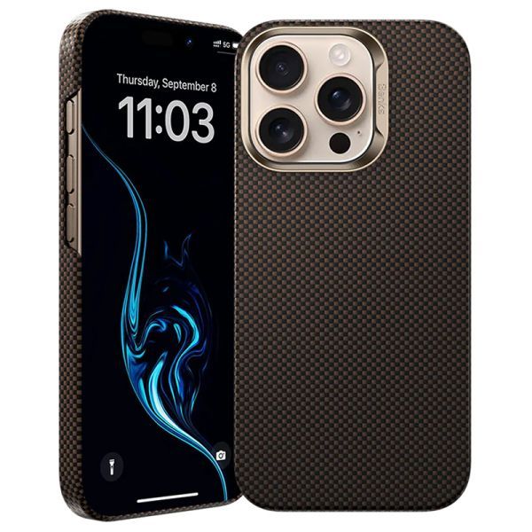 Карбоновий чохол Benks ArmorTint Kevlar Case DawnLight Gold для iPhone 16 Pro Max