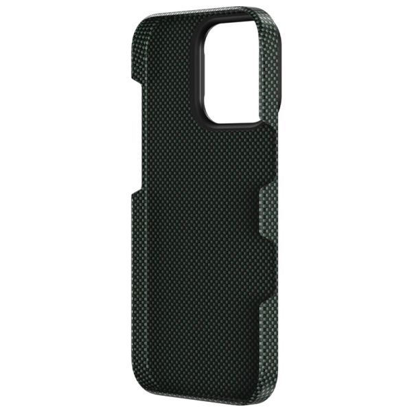 Карбоновий чохол Benks ArmorTint Kevlar Case PolarLight Green для iPhone 16 Pro Max фото 3