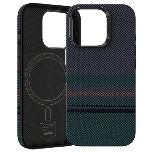 Карбоновий чохол Benks Aurora ArmorPro Kevlar Case для iPhone 16 Pro Max фото 2