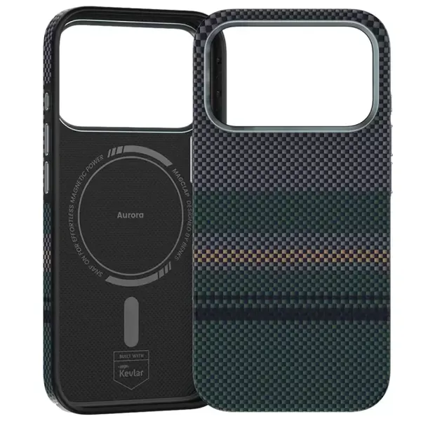 Карбоновий чохол Benks Aurora ArmorPro Case Built with Kevlar® для iPhone 18 Pro | 17 Pro (6948005930585) фото 2