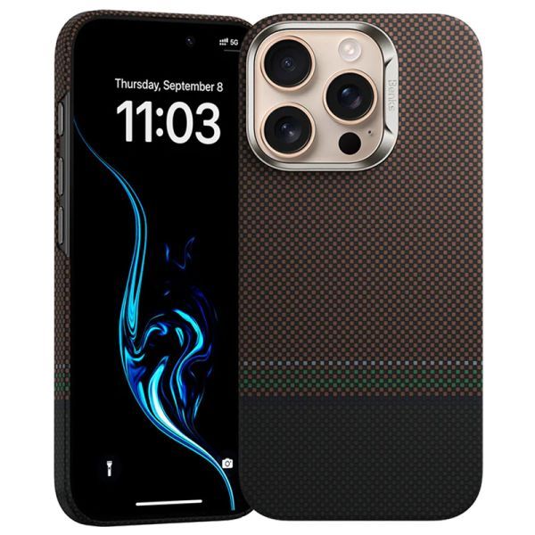 Карбоновий чохол Benks Prestige ArmorAir Kevlar Case для iPhone 16 Pro фото 2