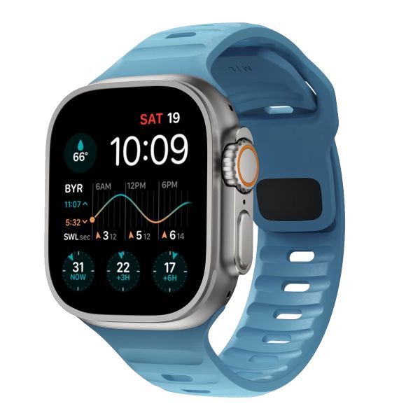 Силіконовий ремінець CasePro Sport Band Blue для Apple Watch 49мм | 46мм | 45мм | 44мм