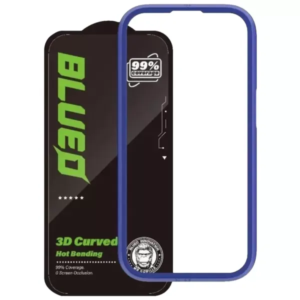 Захисне скло Blueo 3D HD Self-Adhesive Hot Bending Glass Black для iPhone 18 Pro | 17 Pro | 17 | 16 Pro (BL067-I16P) фото 2