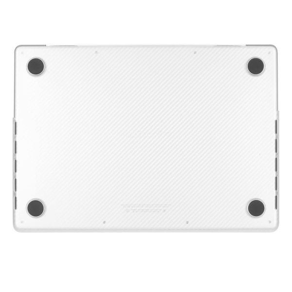 Чохол-накладка CasePro Carbon Fiber White для MacBook Pro 13" (M1| M2 | 2020 | 2022) фото 2