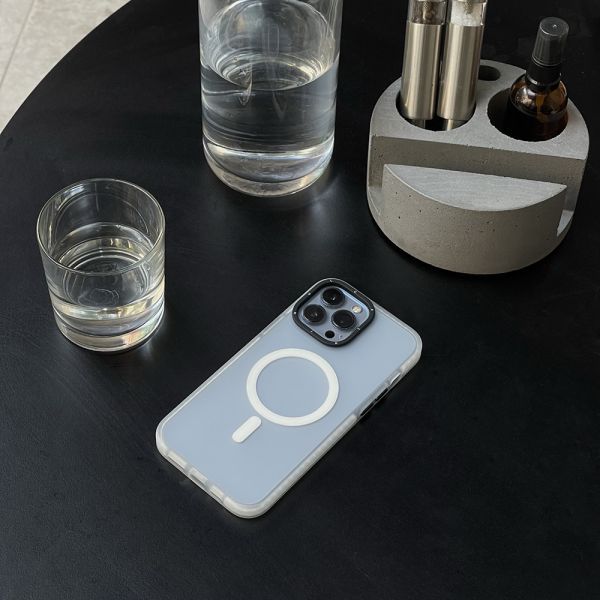 Чохол CasePro Frosted with MagSafe White для iPhone 14 Pro Max