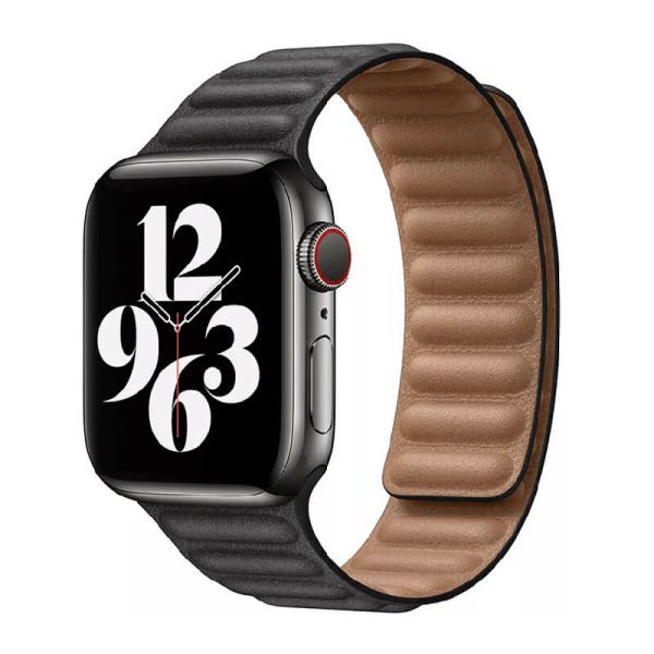 Шкіряний ремінець CasePro Leather Link Midnight для Apple Watch 42мм | 41мм | 40мм
